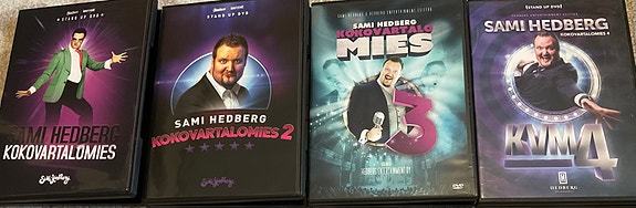 Sami Hedberg kokovartalomies 1 - 4.   ( 4 x DVD paketti )