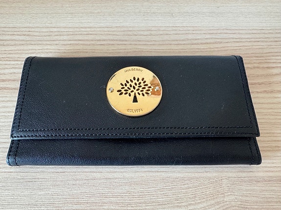 Aito Mulberry Daria Continental -nahkalompakko