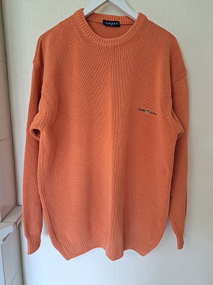 Gant neulepaita XL oranssi puuvilla