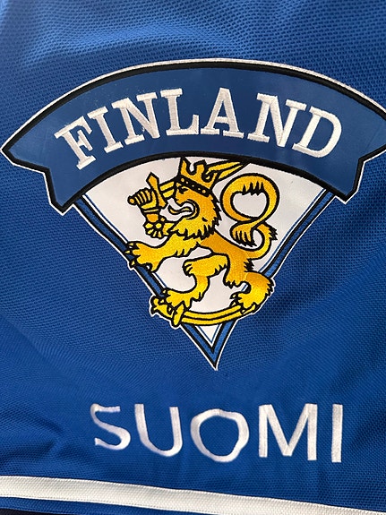 Reebok Suomi Finland jääkiekkopelipaita sininen