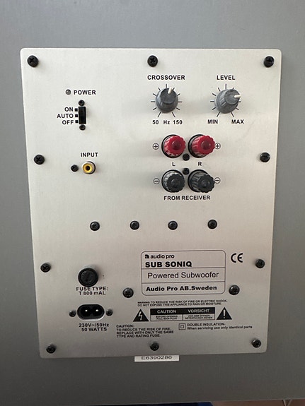 Subwoofer Audio Pro