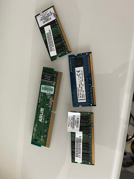 ASUS ym. RAM-muistit kannettavalle