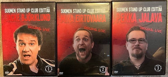 Suomen Stand Up Club esittää 1 - 3.   ( 3 x DVD paketti )