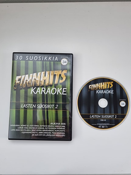 Karaoke dvd Lasten suosikit 2 Finnhits karaoke