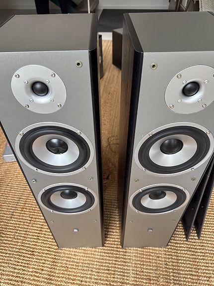 Audio pro kaijutinpari sonic 404 musta/hopea