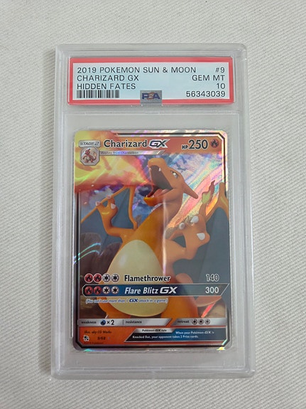 POKEMON CHARIZARD GX #9 PSA 10