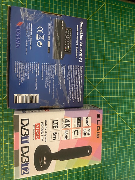 Smartlink SL-DVB-T2 digiboksi ja DVB-T2 antenni