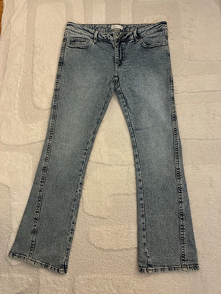 Gina Tricot Perfect Jeans bootcut farkut koko 42 sininen