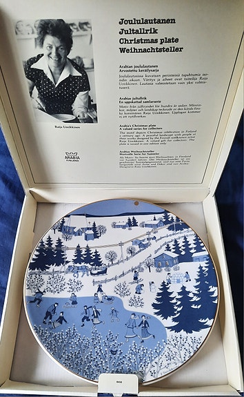 Arabia joululautanen 1982
