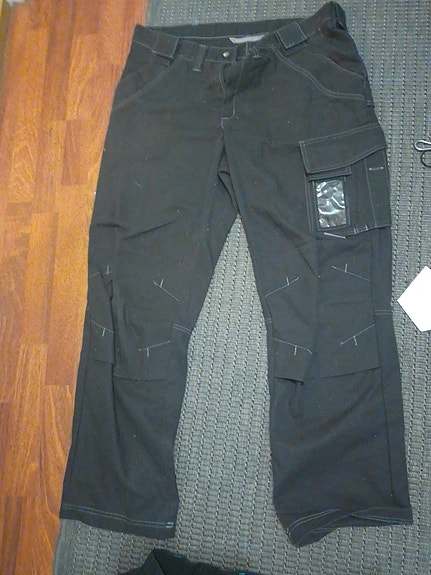 image wear koko 54 mustat työhousut