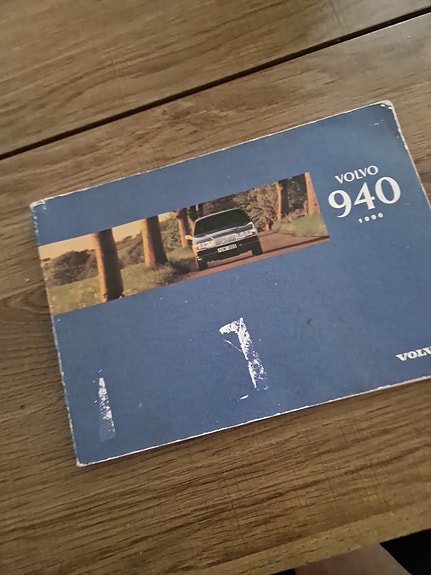 Volvo 940 käyttöohjekirja