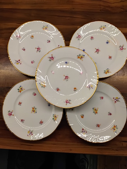 Arabia Rosita asetit 5kpl vintage