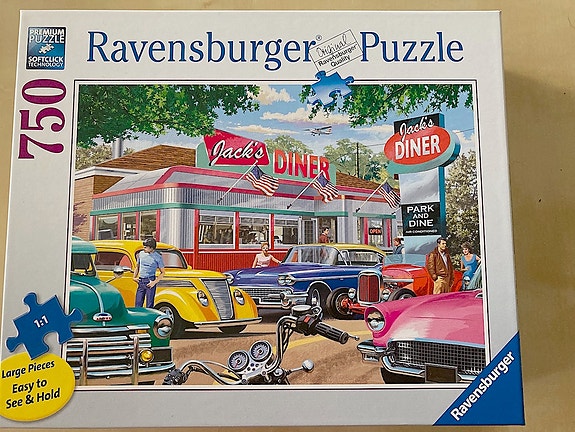Palapeli Ravensburger 750 Jack's Diner  UUSI