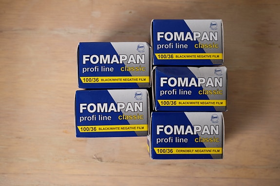 5 x Fomapan 100 35mm 36 (E:2025)