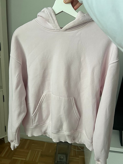 Gina Tricot vaaleanpunainen huppari