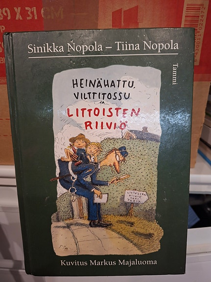 Heinähattu ja Vilttitossu lastenkirja