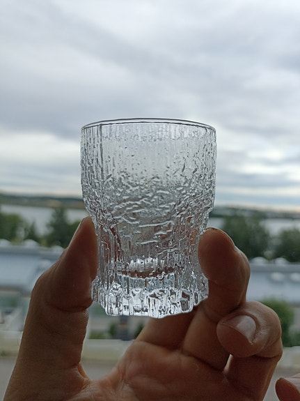 Iittala Aslak snapsilasit kirkas 4 kpl