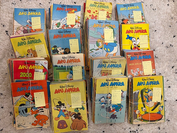 Aku Ankka lehdet 1980-1996