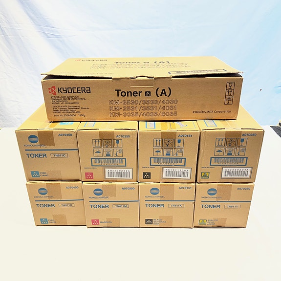 Konica Minolta bizhub TN611x täydellinen toner (4) värikasetti setti