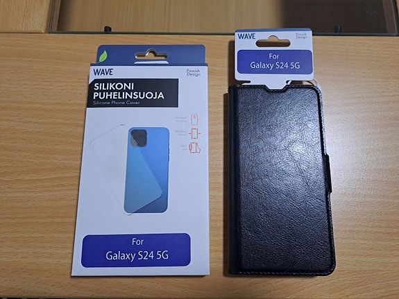 Samsung Galaxy S24/S25 Book Case & Silikonisuoja