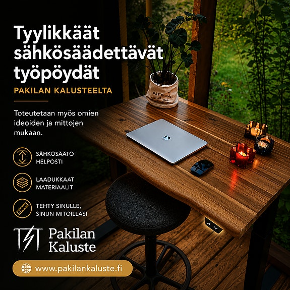Uusi Pakilan Kaluste Sähköpöytä