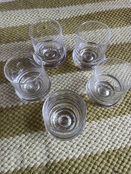 Tapio Wirkkala Iittala Marski snapsilasi 5 kpl