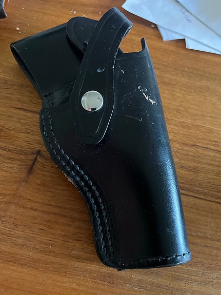 Vintage Smith & Wesson .357 nahkakotelo – 1970–80-luku