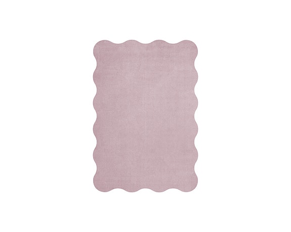 Layered Scallop 180 x 260 cm matto Pink Lavender