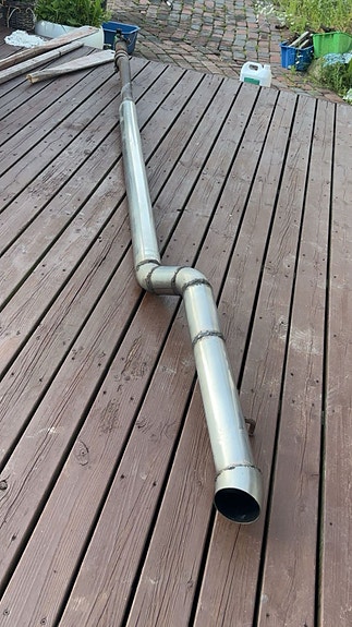 Volkswagen passat B5/5.5 1.9tdi rst suora putkisto + downpipe