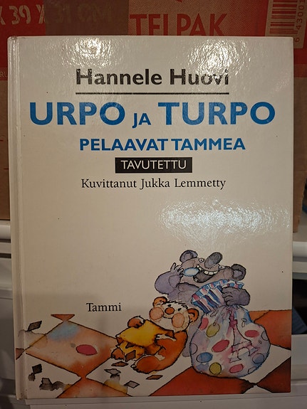 Urpo ja Turpo tavutettu lastenkirja