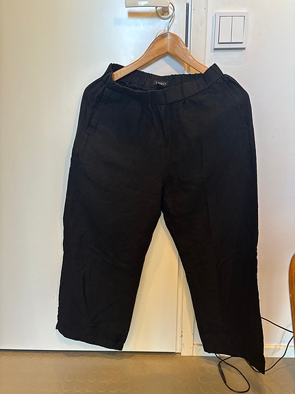Lindex pellavahousut koko 36 musta