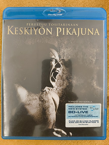 Keskiyön pikajuna (Blu-ray) Suomipainos
