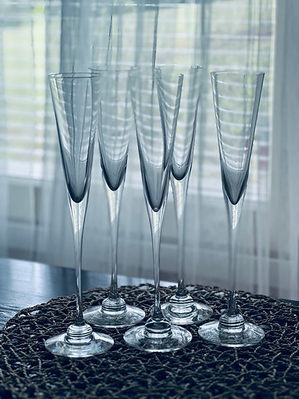 Iittala Aurora -samppanjalasit