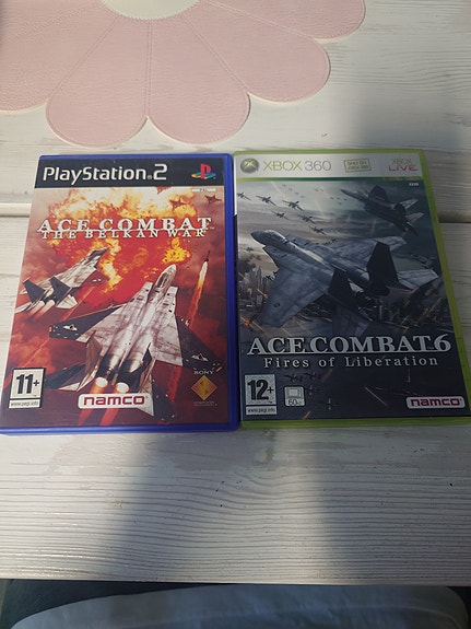 Ace combat pelit ps2 ja xbox 360