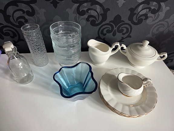 Arabia, Iittala, Riihimäki lasia