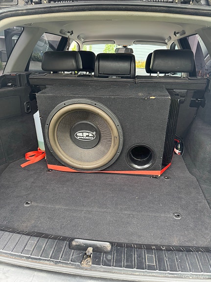 SPL Dynamics 15” subwoofer autoon