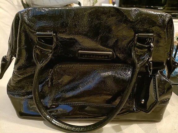 Longchamp Légende nahkainen käsilaukku musta