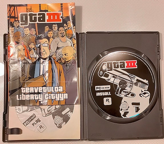 Grand Theft Auto 3 CD-ROM PC-peli