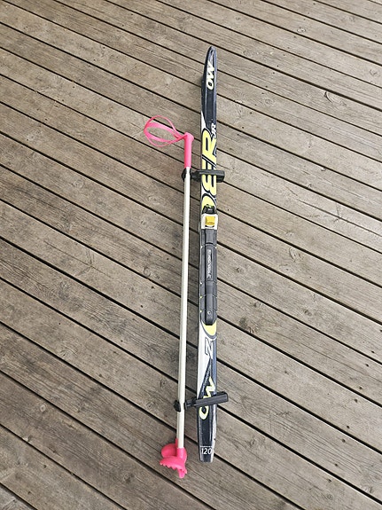 120cm hiihtosukset ja SNS monot koko 28 ja koko 29