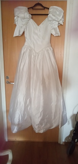 vintage hääpuku koko 40