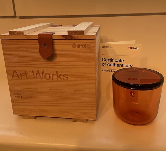 Harri Koskinen "Kippo ja Kansi" – Iittala Art Works -sarja 2009, signeerattu