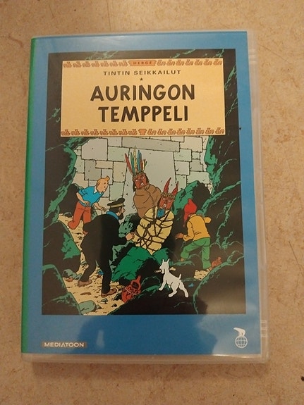 Tintin seikkailut Auringon temppeli dvd