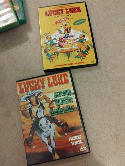 Lucky Luke DVD:t – Daltonin veljekset pakomatkalla + juhla-aiheinen jakso