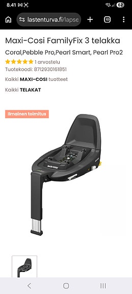 Maxi-Cosi Familyfix3 telakka