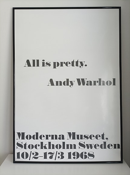 Andy Warhol juliste + kehykset