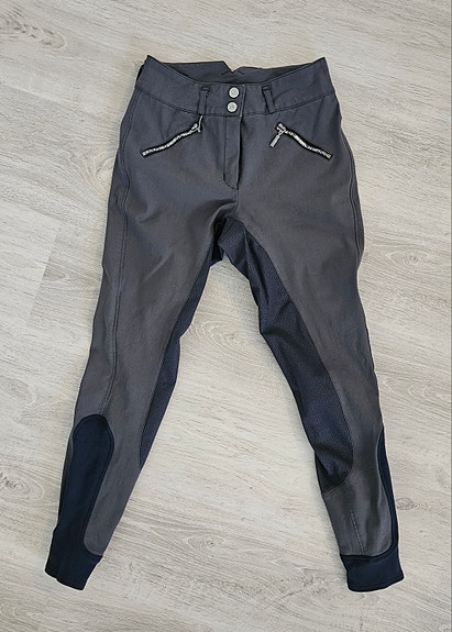 Euro-Star ratsastushousut koko 36/38 tummanharmaa