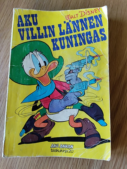 Aku Ankan taskukirja 20 - Aku villin lännen kuningas 1. painos