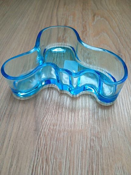Iittala Aalto kulho sininen lasi
