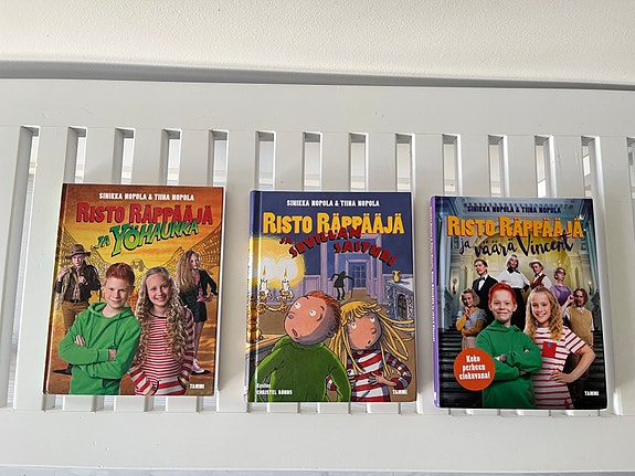 Risto Räppääjä kirjasetti 3 kpl