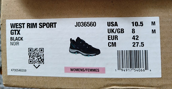 Merrell west Rim Sport Gore-tex 42, uudet